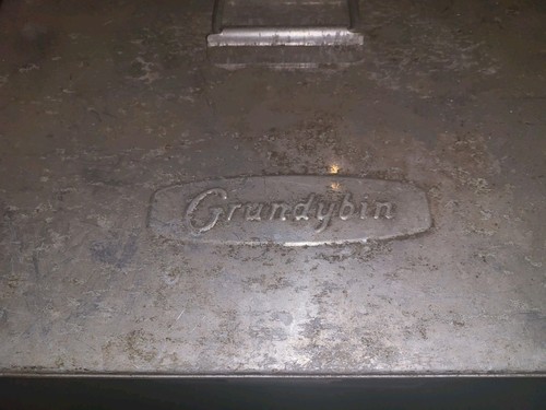 Industrial Retro Grundybin Aluminium Gastronomie Lebensmittel Aufbewahrung Behälter Eimer - Bild 3 von 4