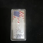 Never Forget 2001-2021 1 oz .999 Silver Bar Bullion 2021 Statue of Liberty