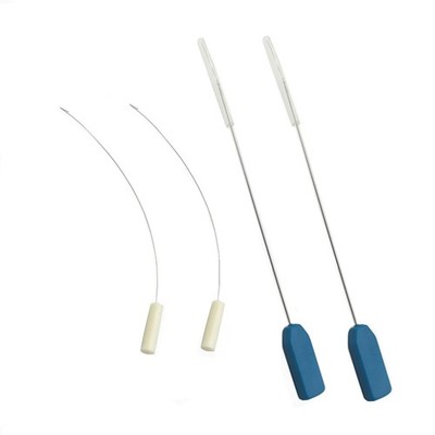 Fbshicung 4Pcs Needle Threader,Verlock Serger Looper 4PC（2pc blue+2pc white） 