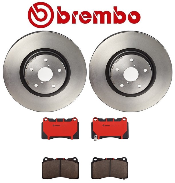 Brembo Front Brake Kit Coated PVT Disc Rotors Ceramic Pads for Impreza