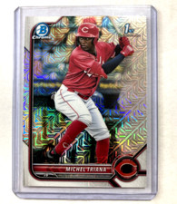 2022 Bowman Chrome #BCP-75- MICHEL TRIANA Mojo Refactor SP RC 1st Bowman