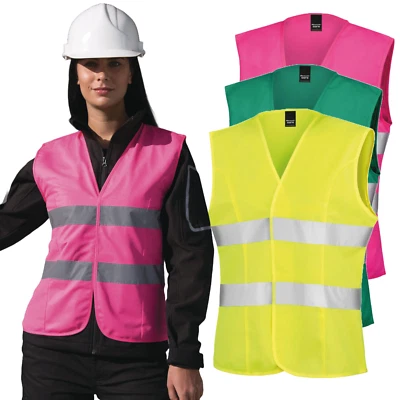 Result Safe-Guard Women's High Visibility Safety Vest Ladies Hi Viz Vis R334F