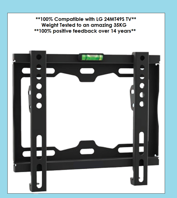 LG 24MT49S 24" Ultra Slim TV Bracket Wall Mount LCD Screen Fixing for