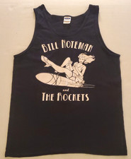 Bill Noteman Shirt The Rockets T-Shirt Sleeveless Rocket Girl Gildan Tag M