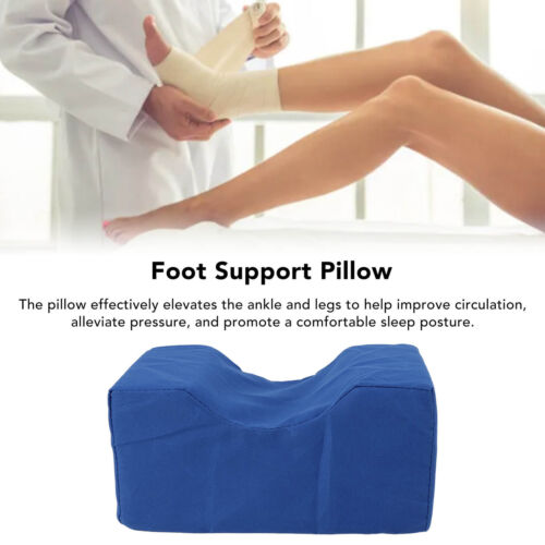 Ankle Pillow Foot Elevator Sponge Breathable Anti Bedsore Cushion Leg Rest - Picture 2 of 18