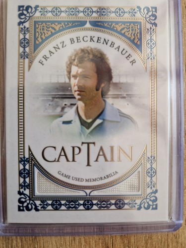 03/09 futera UNIQUE CAPTAIN Franz Beckenbauer match worn jersey FC Bayern Munich - Bild 2 von 3