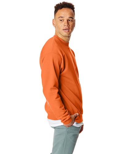 Hanes P160 Unisex EcoSmart Long Sleeve Crew Neck Stylish Pullover Sweatshirt - Picture 174 of 217