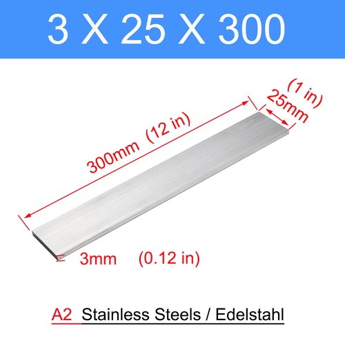 Edelstahl Flachmaterial V2A Flachstange Flacheisen VA Flach Flachstahl Geländer - Bild 19 von 108