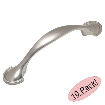 *10 Pack* Cosmas Cabinet Hardware Satin Nickel Handle Pulls #6632SN