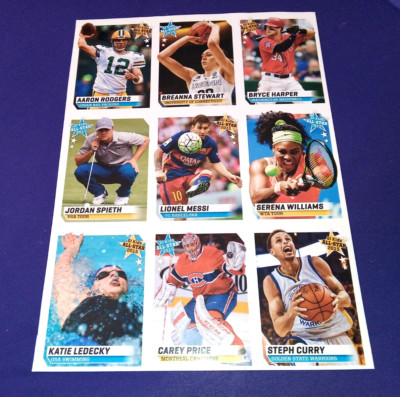 2015 SPORTS ILLUSTRATED FOR KIDS SHEET W/BREANNA STEWART JORDAN SPIETH NICE