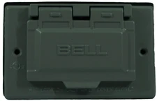BELL OUTDOOR 5101-0 Weather duplx  Cover GFCI Cover Horizontal