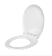 Brand New Travis Perkins Thermoplastic White Toilet Seat