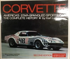 Hardbound Book Corvette America's Star Spangled Sports Car Karl Ludvigsen
