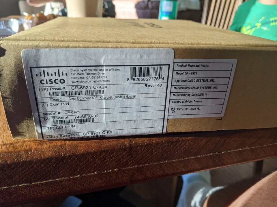 New Cisco 6921 IP VOIP Desktop Phone CP-6921-C-K9 -  - Image 3 of 3