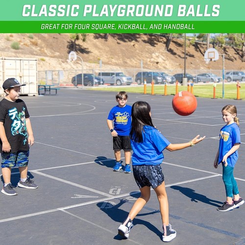 Max-Grip 6-Pack of 10" Rubber Playground Balls - Perfect for Kids' Outdoor Fun - Picture 5 of 8