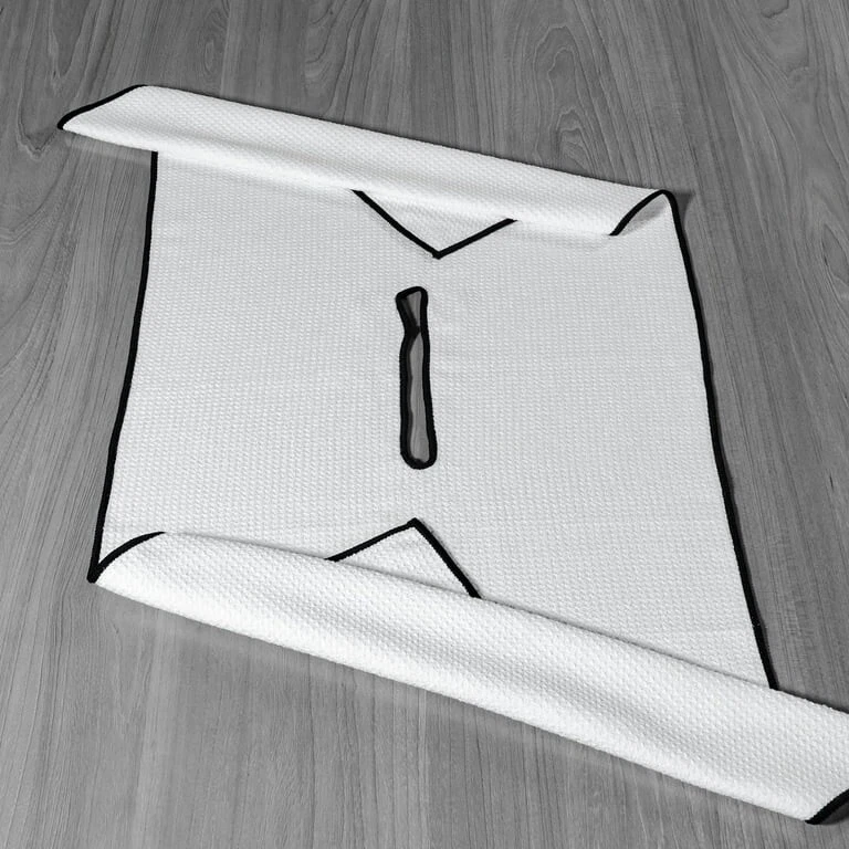 Athletic Works Players Golf Towel, White - Image 4 of 4