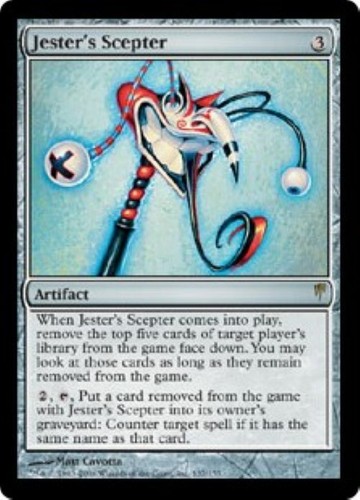 ^MTG Cold Snap - Jester's Scepter (x4) NM