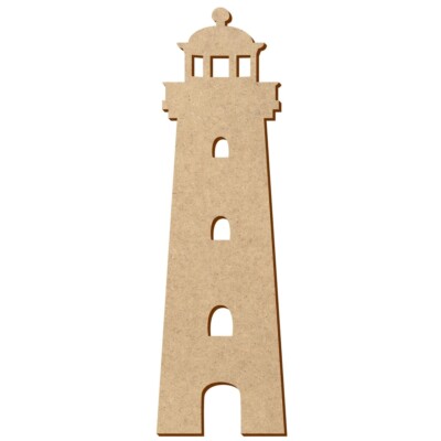 MDF Leuchtturm V3 - Deko Basteln 5-50 cm