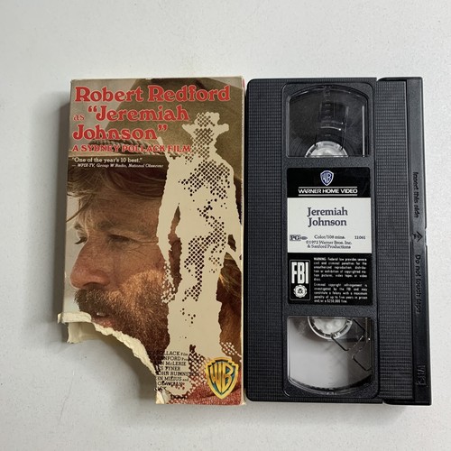 Robert Redford Jeremiah Johnson VHS Tape Western - Picture 3 of 6