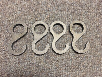 AR500 4'' Steel Target 1/4'' Round Hook SCH40 1'' Pipe Set of 4! USA MADE!!