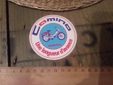 Ancien autocollant vintage moto cyclomoteur mobylette CAMINO HONDA