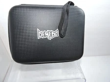 Demedo video game case zipped with compartments inside black