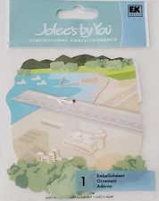 NEW Jolee's By You - AIRPORT Dimensional Embellishment, 1 Piece