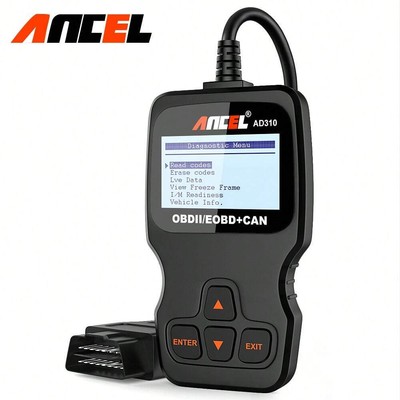 The ANCEL AD310 Classic Enhanced Universal OBD2 Scanner Reads Vehicle Engine Fau