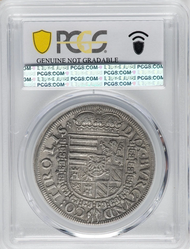Austria (1564-95) - Taler - Hall Mint - PCGS XF Detalles - Fuerte golpe y detalle Foto 4 de 4