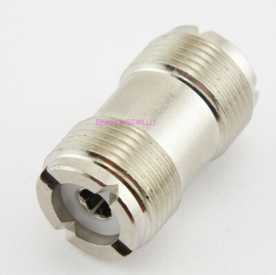 UHF Female to UHF Female Coupler Barrel Coax Connector Adapter