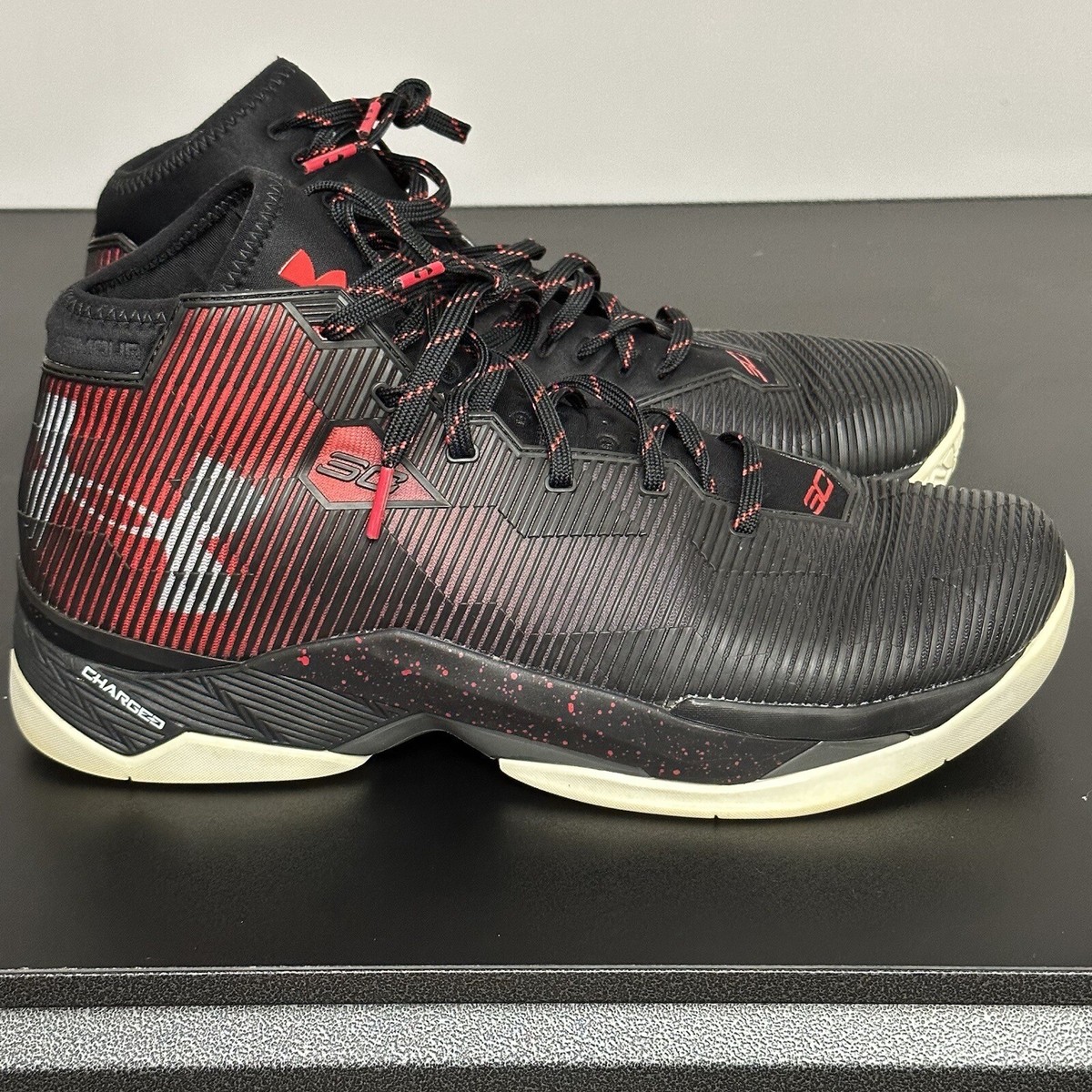 Size 12 - Under Armour Curry 2.5 Black/Red | eBay Size 12 - Under Armour Curry 2.5 Black/Red | eBay