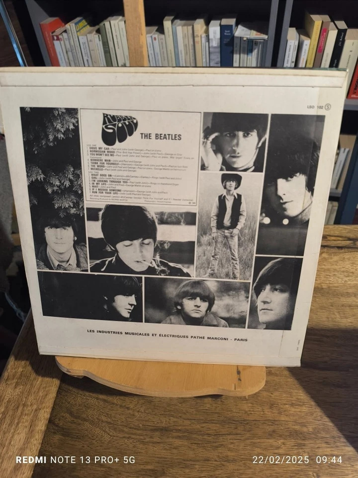 BEATLES " RUBBER SOUL" LP MONO FRANCE (1966) (RE) REF : LSO 102- ODEON - Photo 2/4