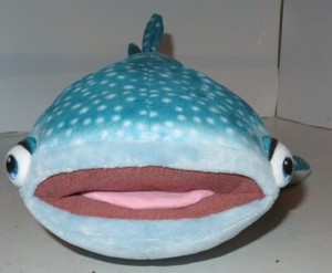 Destiny the Whale Shark Plush Green w/ Spots 22