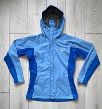 Berghaus AQ 2.5 Zip Hooded Waterproof Windproof Breathable Women Jacket Sz UK 12
