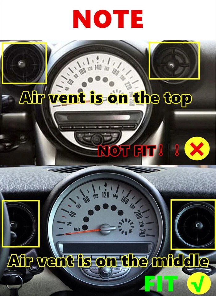 Radio estéreo para coche CarPlay para BMW Mini Cooper R56 R60 2007-2013 Android 13 navegación Foto 4 de 4