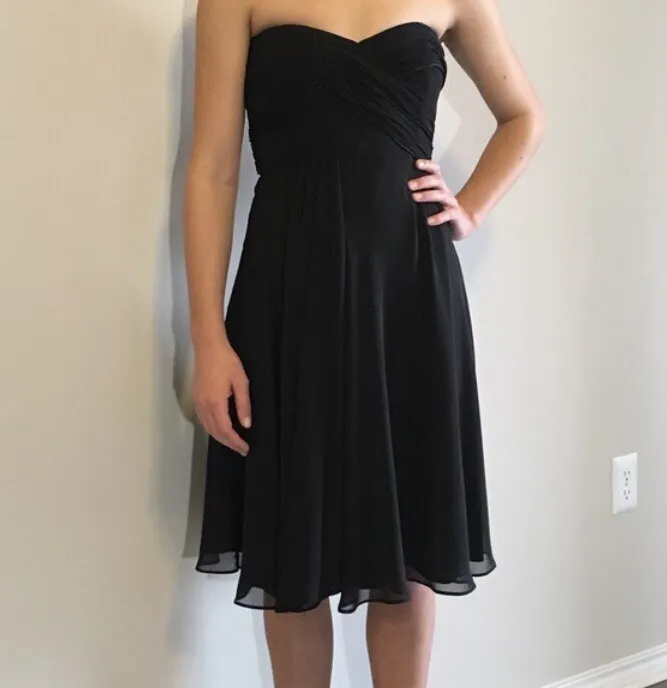 black cocktail dress for wedding