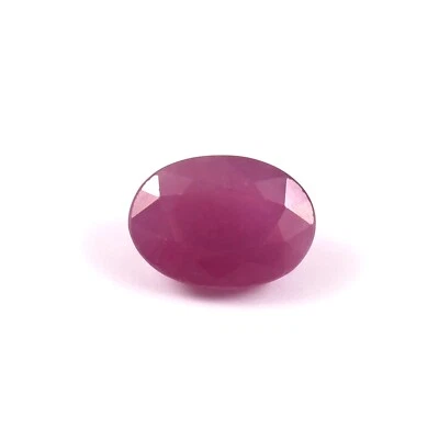 AAA Natürlich Unheated-Untreated Mosambik Rubin Lose Oval Edelstein Schnitt 4.70 - Bild 1 von 4