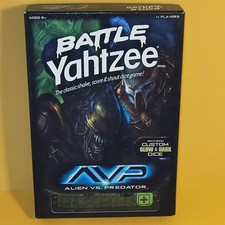 Battle Yahtzee: Alien vs Predator Board Game w/ Glow In
