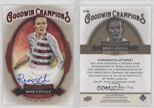 2020 Upper Deck Goodwin Champions Auto Rose Lavelle #A-RL Rookie Auto RC