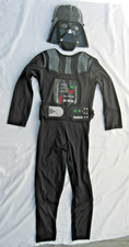 Rubie's Star Wars Boy's Darth Vader Costume Small Black Jump Suit Belt Mask VTG