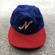 Nashville Sounds Hat Cap Strap Back Mens Blue Red Minor League Baseball New Era