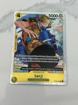 Bandai One Piece CCG Sanji ST29-004 Egghead Super Rare 5000 Power