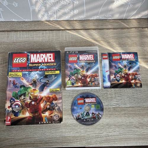 Lego Marvel Super Heroes PS3 Game & Official Strategy Guide Prima 