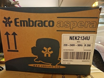 New In Box 220-240V 50Hz refrigeration compressor Aspera NEK2134U R-290