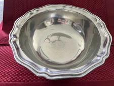 VTG Wilton Armetale RWP Queen Anne  Vegetable 10 1/2" Serving Bowl PEWTER