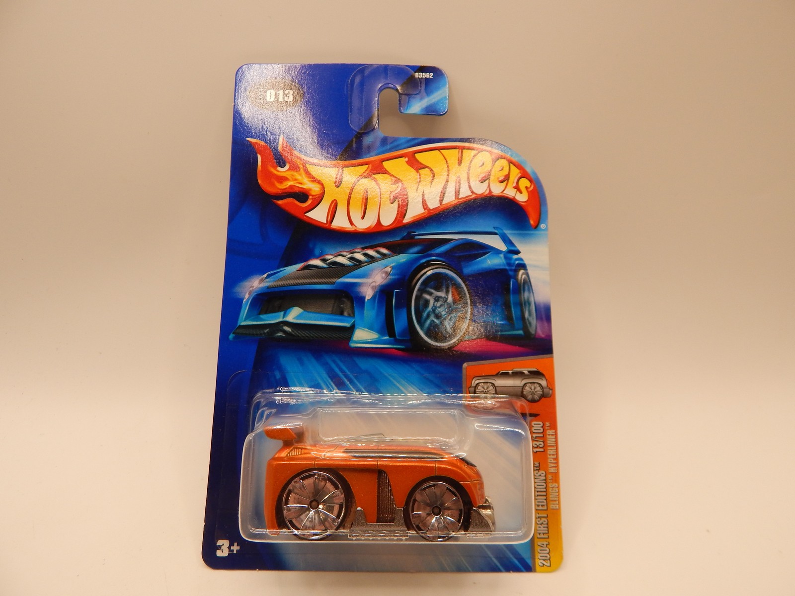 2004 Hot Wheels Orange Blings Hyperliner 2004 First Editions 13/100 013