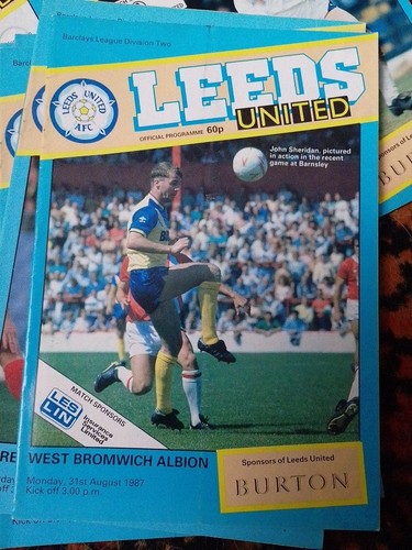 17 Leeds United 1987/88 Programmes Can Split - Bild 7 von 18