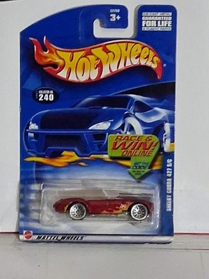 Hot Wheels - '65 Ford Shelby Cobra 427 S/C Roadster, HW Collector No. 240 B23