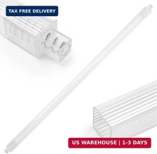24 Inch Clear Square Towel Bar Replacement Rod for Ceramic Holder - Spring
