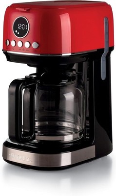 Filterkaffeemaschine Ariete kaffeemaschine 15 Tassen Waschbare Filter Rot